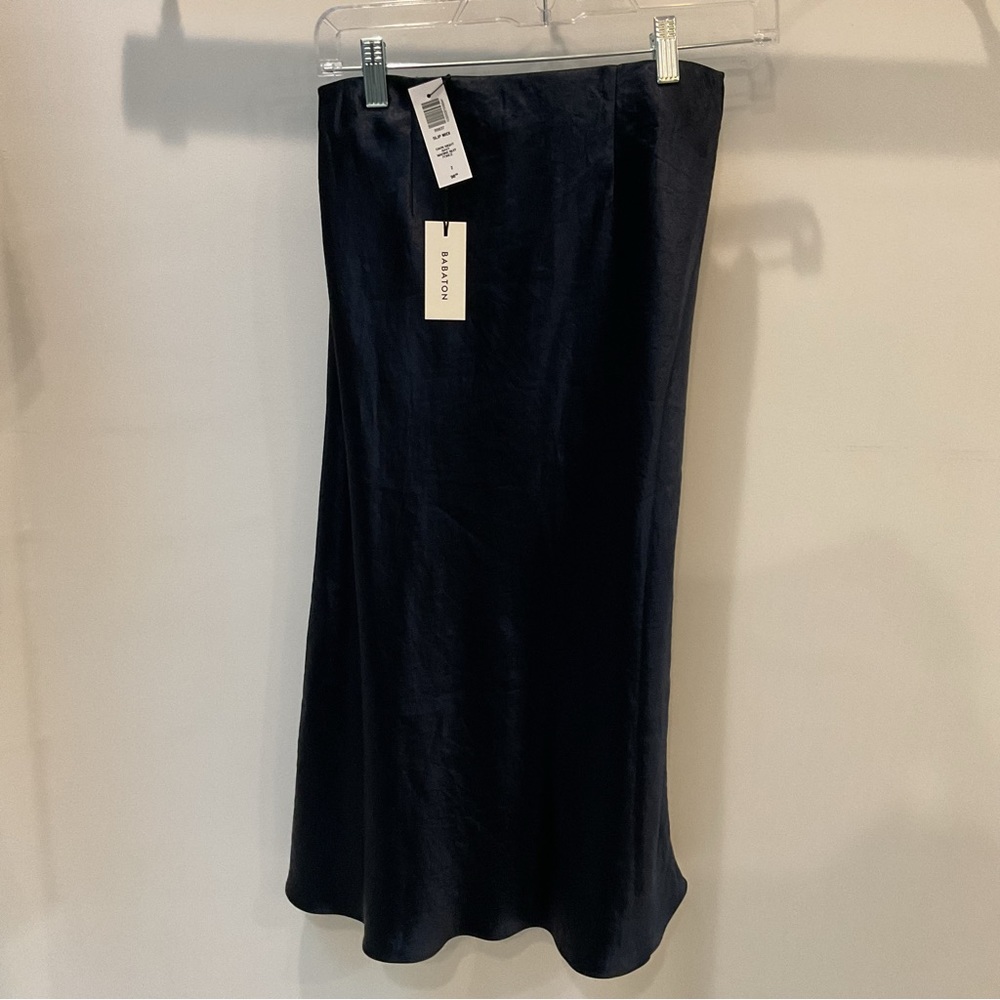 Aritzia Babaton Midi Satin Slip Skirt, Sz 2